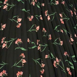 Perfectly Pleated Skirt with Satin Elastic